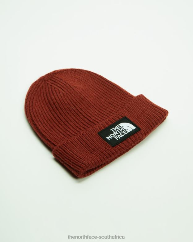 Logo Box Cuffed Beanie TX0867116 Brick House Red The North Face