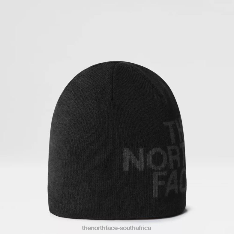 Reversible Tnf Banner Beanie TX0862356 Grey The North Face