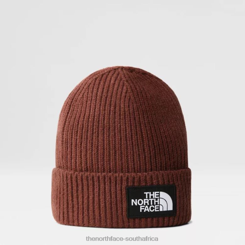 Tnf Logo Box Cuffed Beanie TX086111 Dark Oak The North Face