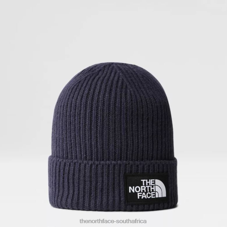 Tnf Logo Box Cuffed Beanie TX086112 Summit Navy The North Face