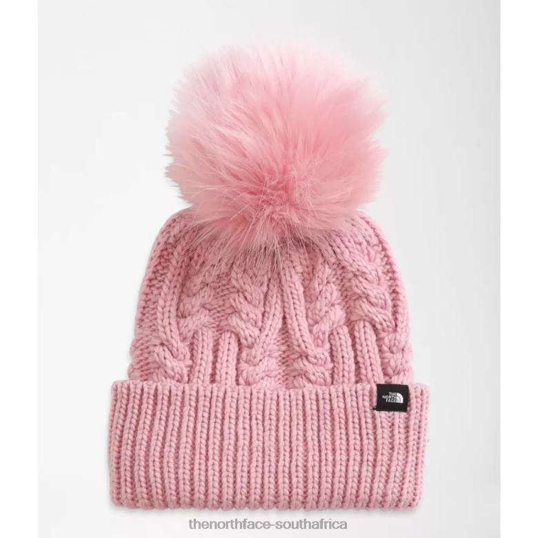 Kids Oh Mega Fur Pom Beanie TX0865754 Cameo Pink The North Face