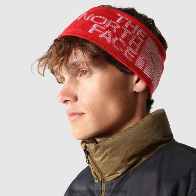 Reversible Highline Headband TX0862321 Red The North Face