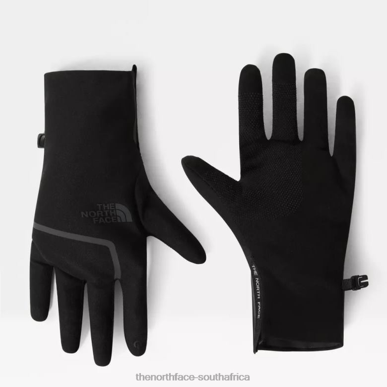 Women Windwall Closefit Softshell Gloves TX086988 Black The North Face