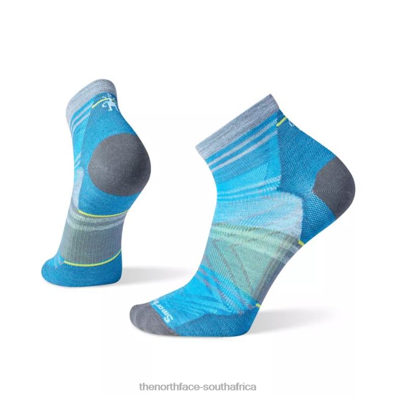 Run Zero Cushion Ankle Pattern Socks TX0866291 Neptune Blue The North Face