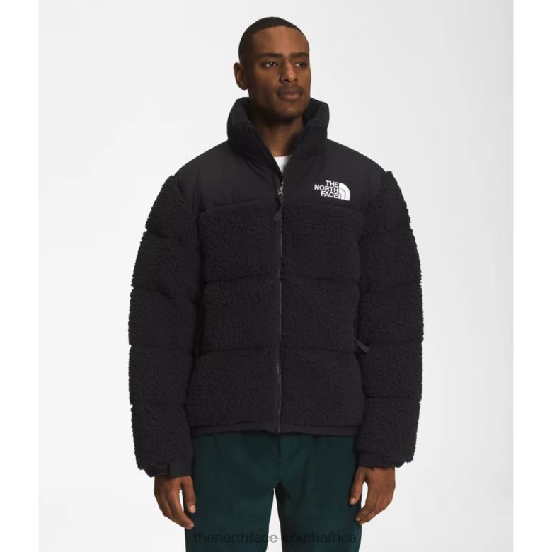 Men High Pile Nuptse Jacket TX0863850 Black The North Face