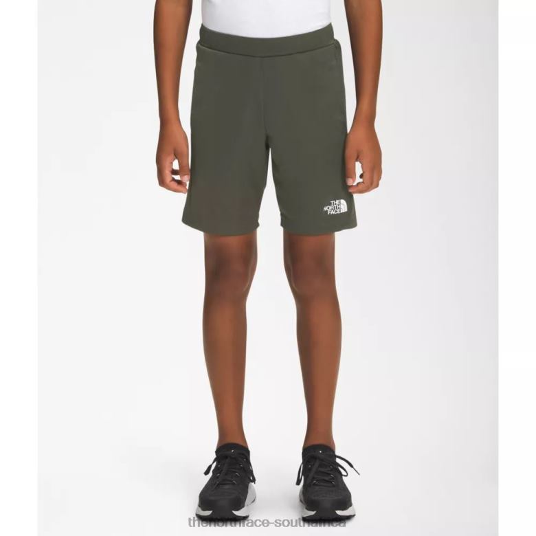 Boys Never Stop Knit Training Short TX0865045 New Taupe Green The North Face