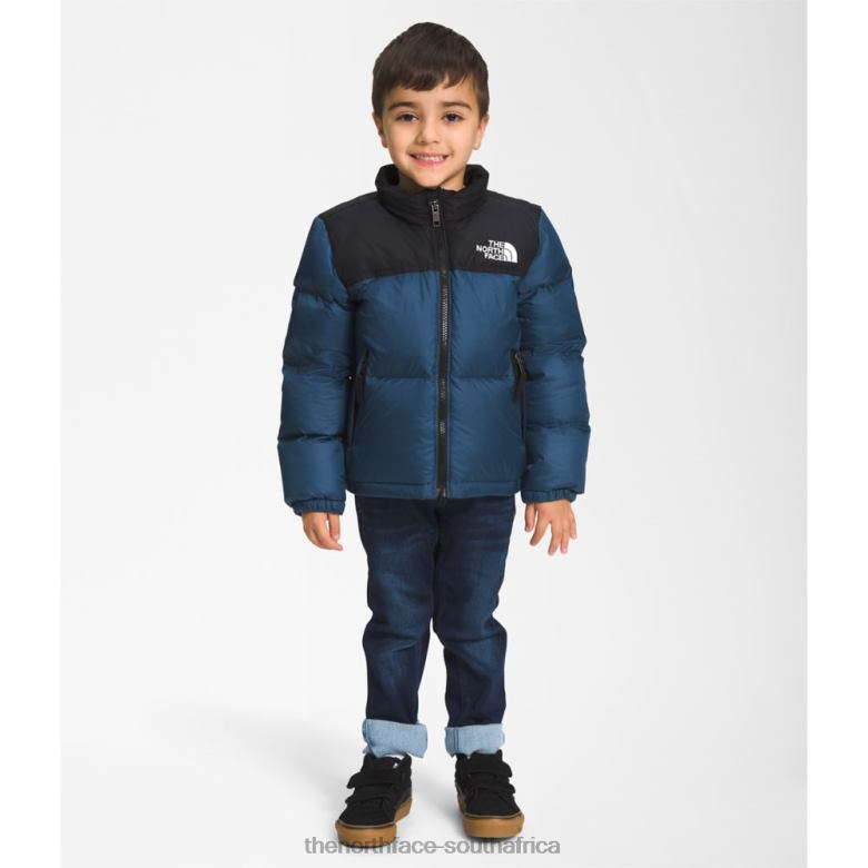 Kids 1996 Retro Nuptse Jacket TX0865933 Shady Blue The North Face