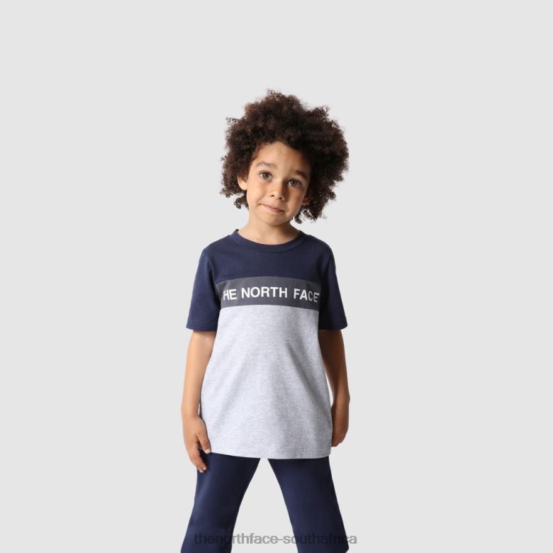 Kids Colourblock T-Shirt TX0862054 Summit Navy The North Face