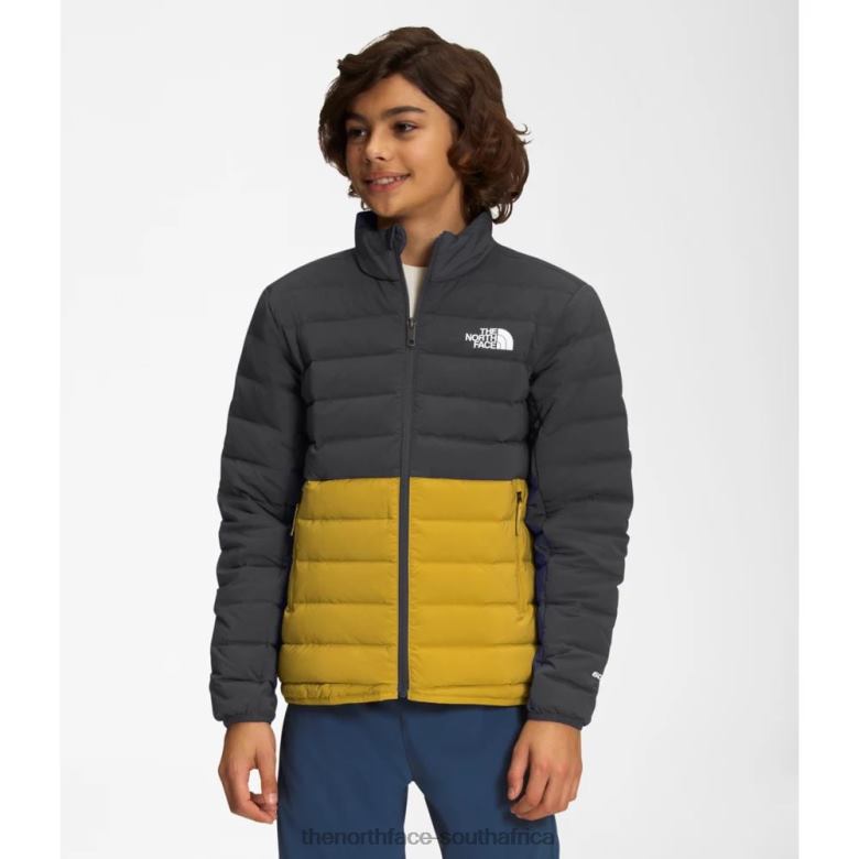 Boys Belleview Stretch Down Jacket TX0865306 Grey The North Face