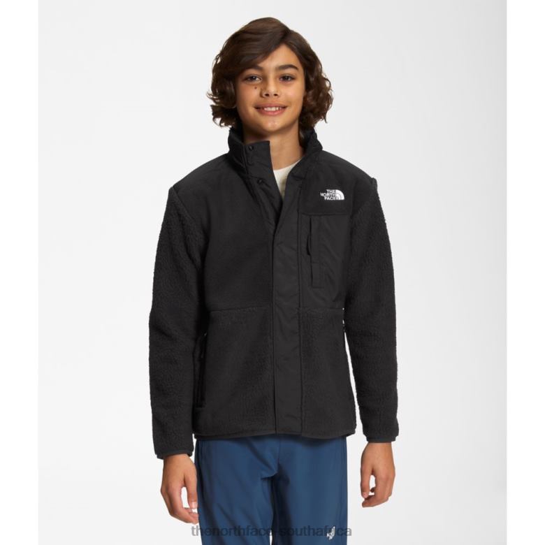 Boys Forrest Fleece Mashup Jacket TX0865893 Black The North Face