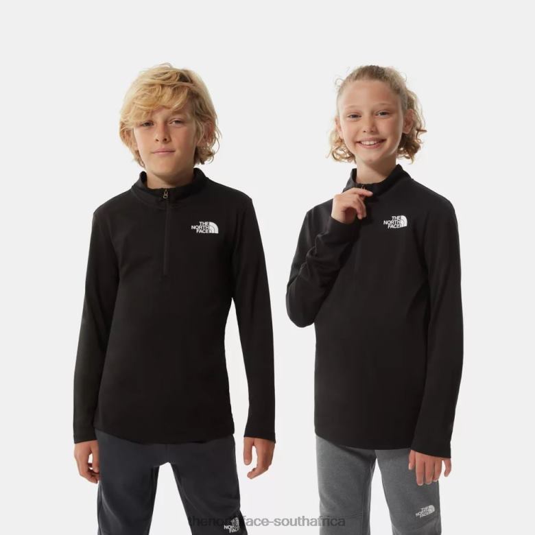 Teens Reactor Thermal Quarter Zip Sweater TX0861060 Black The North Face