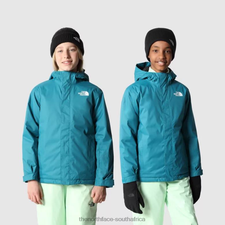 Teens Snowquest Insulated Jacket TX0861963 Harbor Blue The North Face