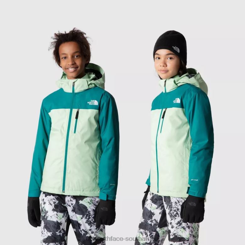 Teens Snowquest Plus Insulated Jacket TX0861968 Patina Green The North Face