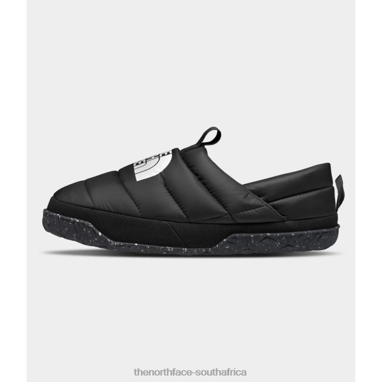 Black White Men Nuptse Mules TX0864008 Black-White The North Face