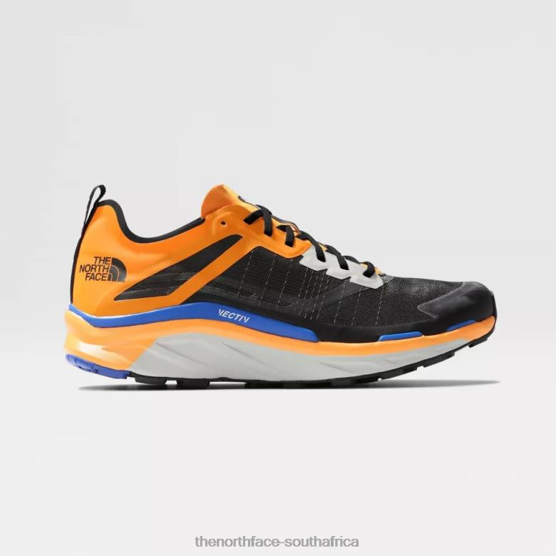 Men Vectiv Infinite Trail Running Shoes Black Orange TX086664 Black-Orange The North Face