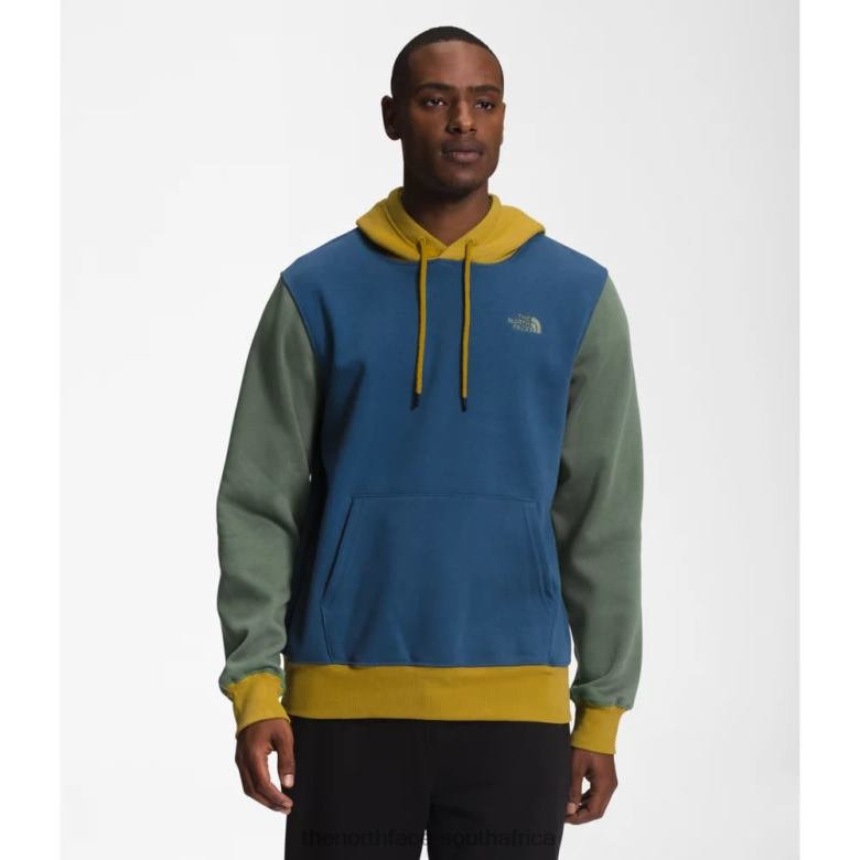 Men Color Block Pullover Hoodie TX0866073 Thyme The North Face