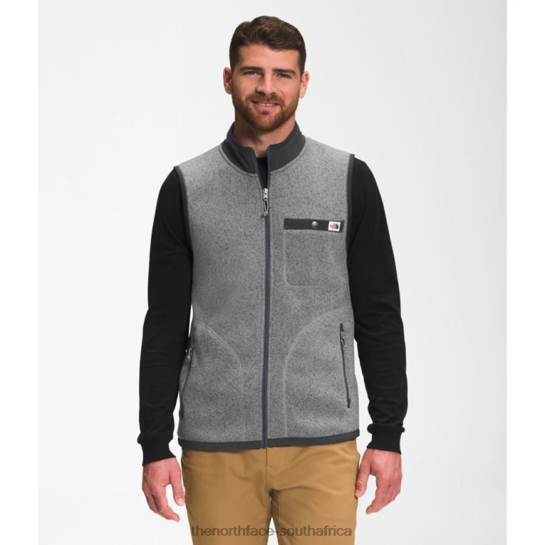 Men Gordon Lyons Full Zip Vest TX0864193 Grey The North Face