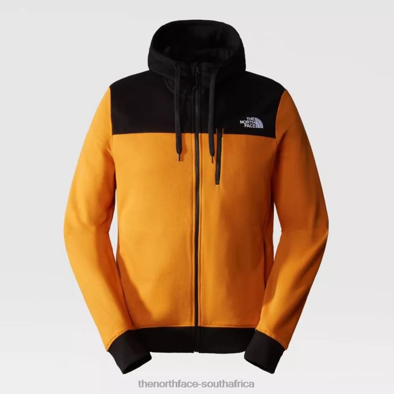 Men Tech New Peak Fleece Hoodie TX086229 Citrine Yellow The North Face