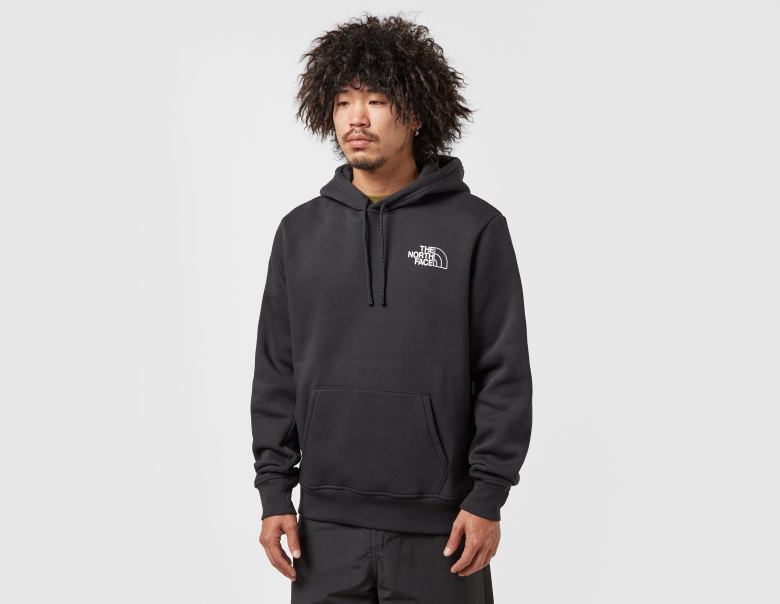 Swirl Logo Hoodie TX0866764 Black The North Face