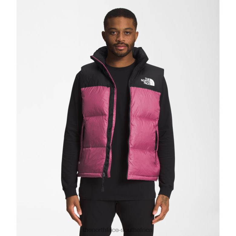 Men 1996 Retro Nuptse Vest TX0863251 Red Violet The North Face