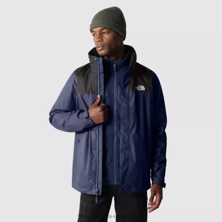 Men Evolve Ii Triclimate Jacket TX0862390 Shady Blue The North Face