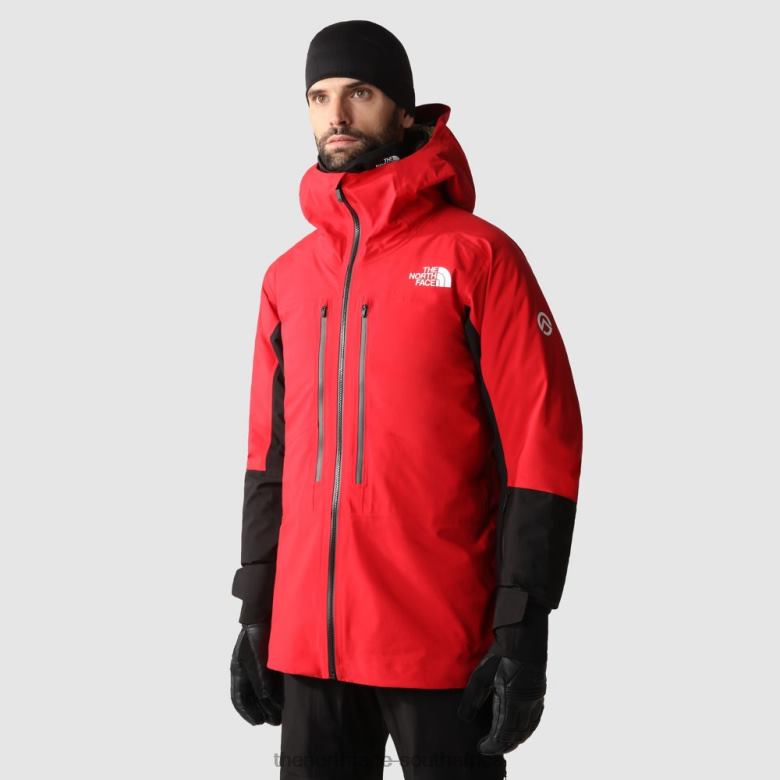 Red Black Men Summit Stimson Futurelight Jacket TX0862312 Red-Black The North Face