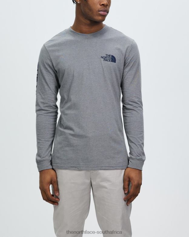 Long Sleeve Tnf Hit Tee TX0867022 Grey The North Face