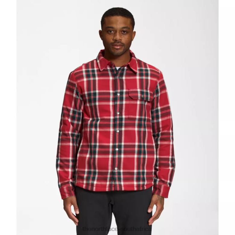 Men Campshire Shirt TX0863516 Red Bold Shadow The North Face