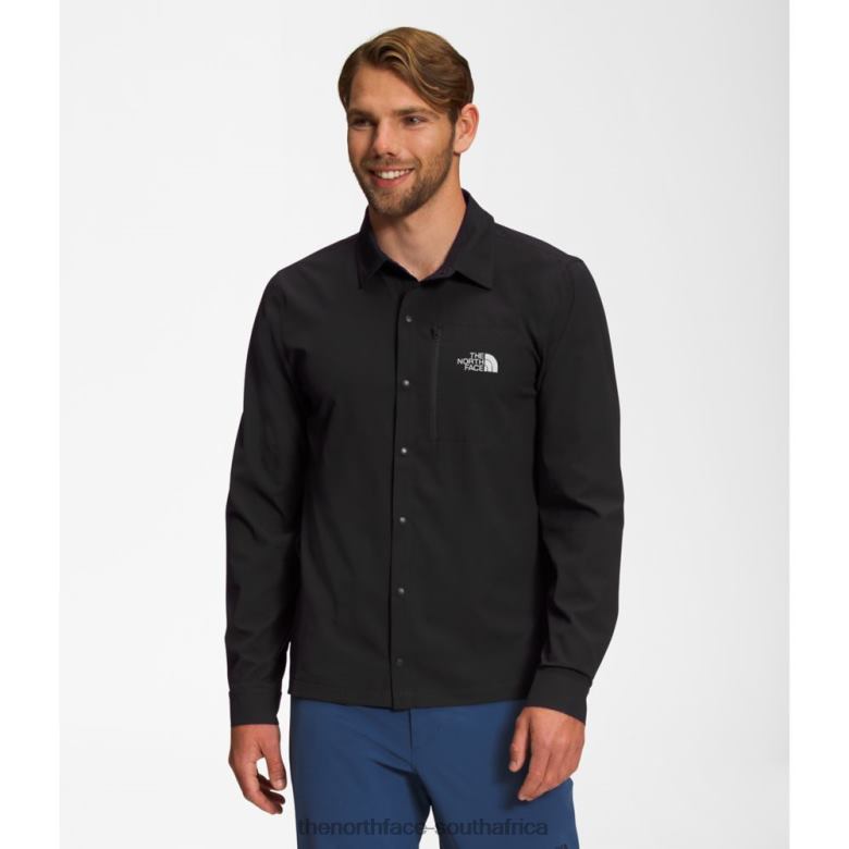 Men First Trail Upf Long Sleeve Shirt TX0865149 Black The North Face