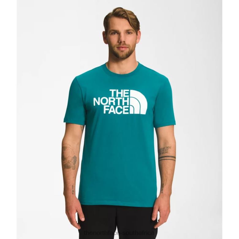 Men Short Sleeve Half Dome Tee TX0863443 Harbor Blue The North Face