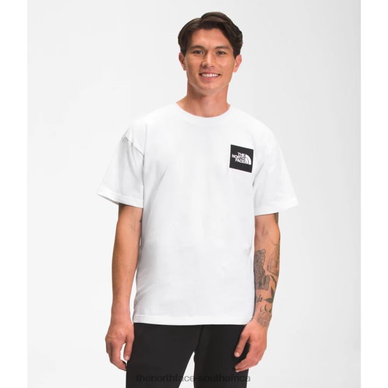 Men Short Sleeve Heavyweight Box Tee TX0864758 White The North Face