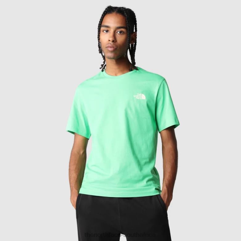 Men Simple Dome T-Shirt TX08632 Dazzling Blue The North Face