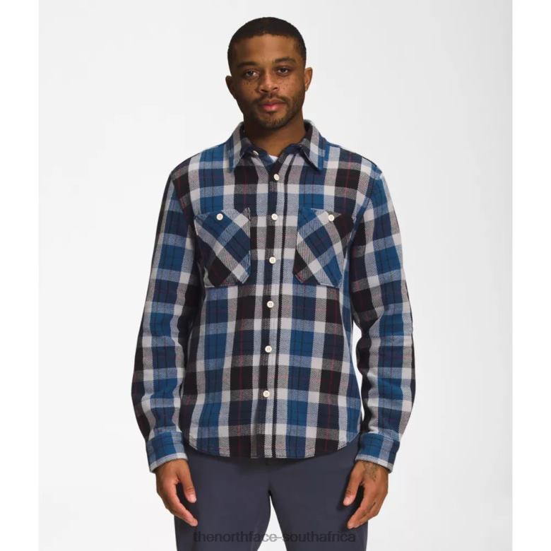 Men Valley Twill Flannel Shirt TX0864156 Black Icon The North Face