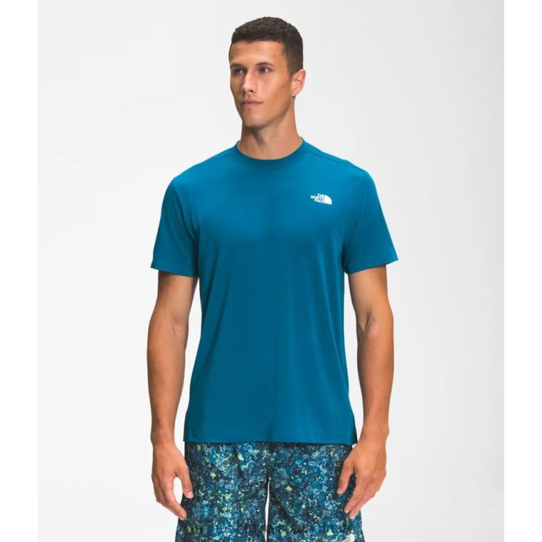 Men Wander Short Sleeve Tee TX0866102 Banff Blue The North Face