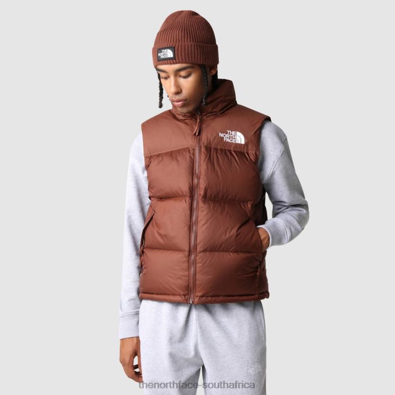 Men 1996 Retro Nuptse Gilet TX086140 Dark Oak The North Face