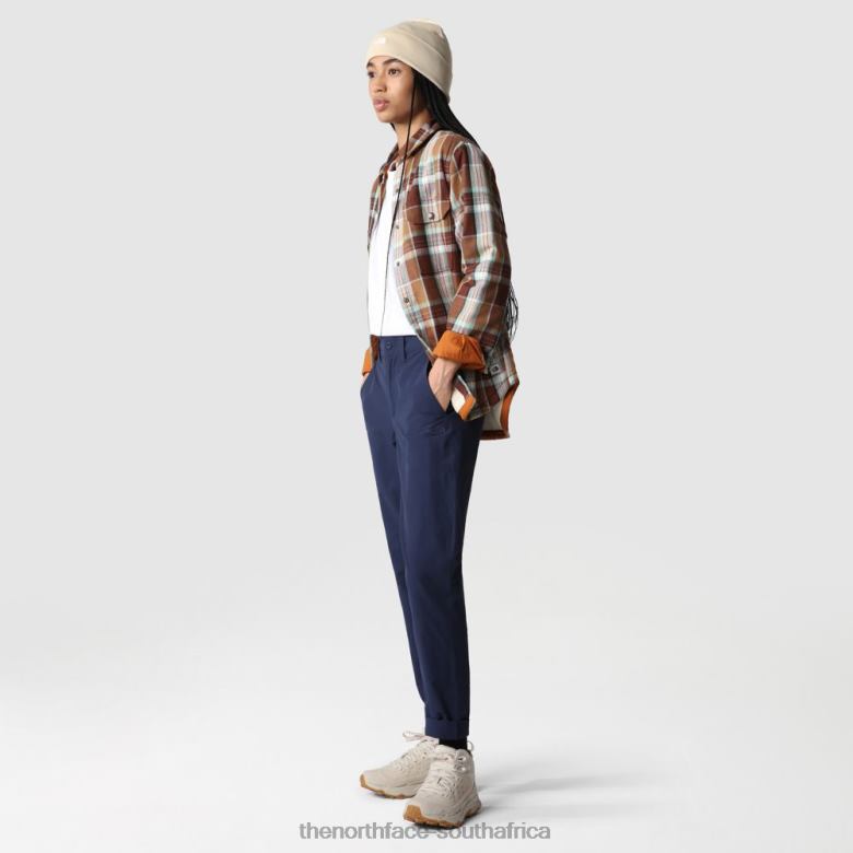 Women Classic Slim Straight Trousers TX0861907 Summit Navy The North Face