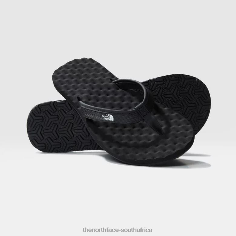 Women Base Camp Mini Ii Flip Flops Black White TX086344 Black-White The North Face