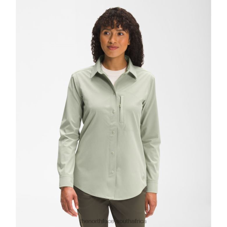 Women Sniktau Long Sleeve Sun Shirt TX0865867 Tea Green The North Face