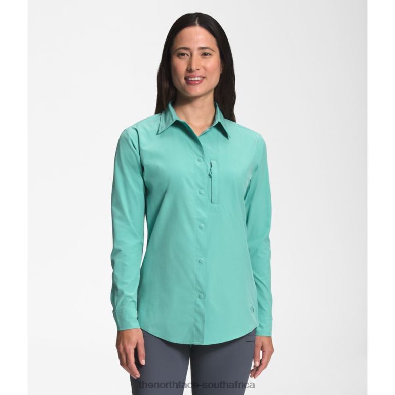 Women Sniktau Long Sleeve Sun Shirt TX0865868 Wasabi The North Face