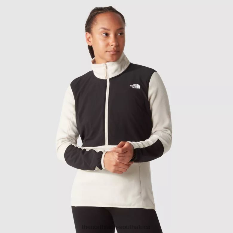 Sandstone Black Women Diablo Midlayer 1/4 Zip Fleece TX0861204 Sandstone-Black The North Face