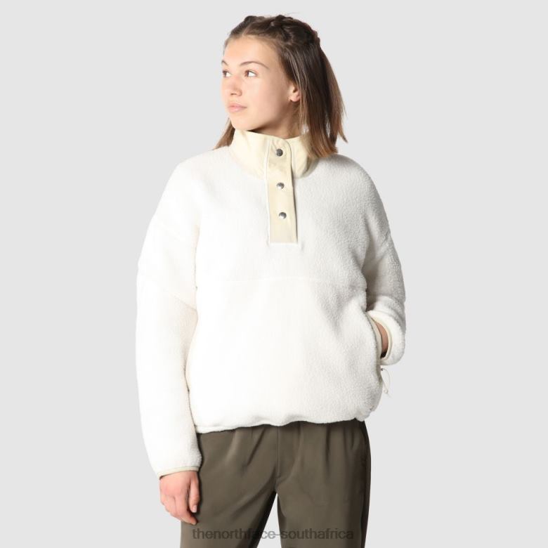 White Gravel Women Cragmont Fleece TX0861276 White-Gravel The North Face