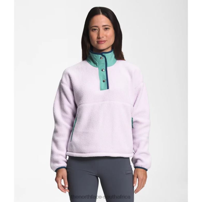 Women Cragmont Fleece Snap TX0864278 Lavender Fog The North Face