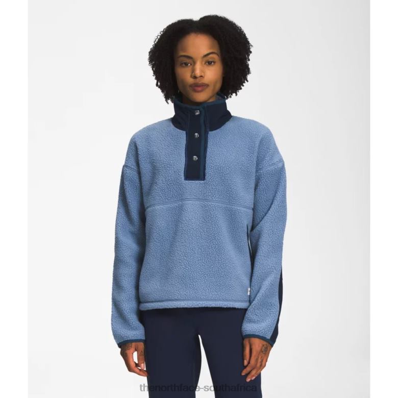 Women Cragmont Fleece Snap TX0864279 Folk Blue The North Face