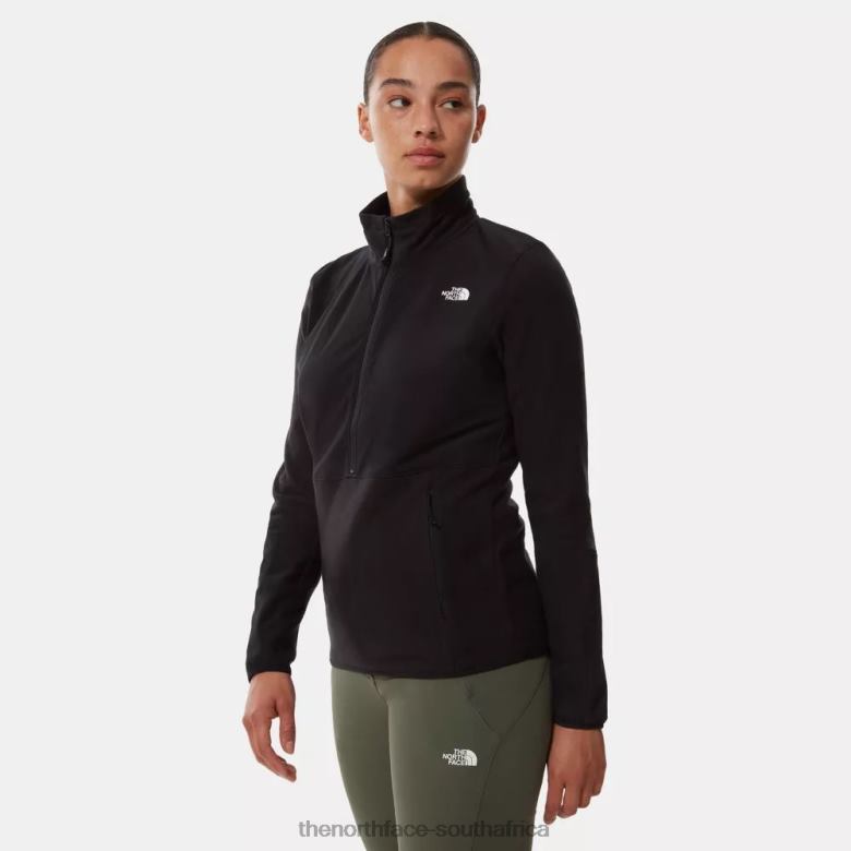 Women Diablo Midlayer 1/4 Zip Fleece TX0861205 Black The North Face