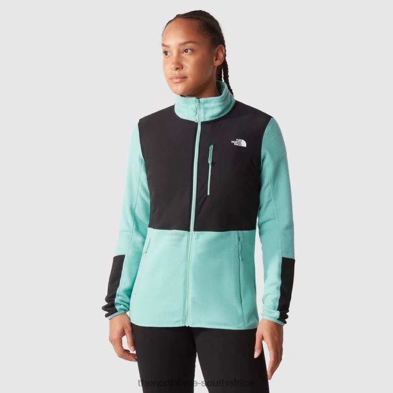 Women Diablo Midlayer Fleece Wasabi Black TX0861194 Wasabi-Black The North Face