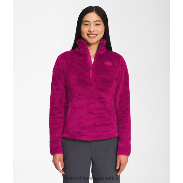 Women Osito Zip Pullover TX0865576 Fuschia Pink The North Face