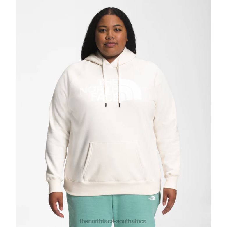 Women Plus Half Dome Pullover Hoodie TX0865805 White The North Face