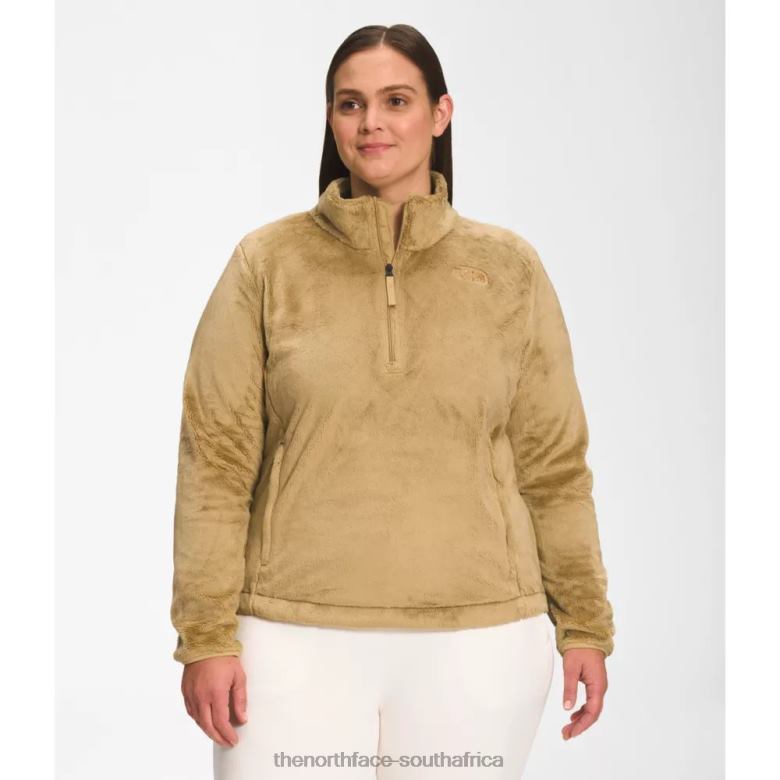 Women Plus Osito Zip Pullover TX0866277 Tan The North Face