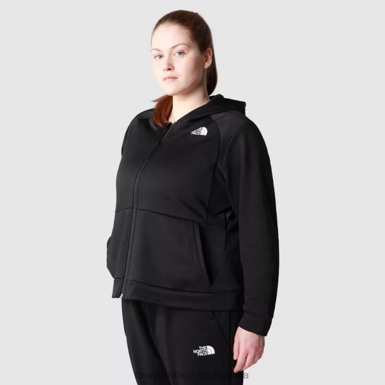 Women Plus Size Training Fleece TX0862205 Black The North Face