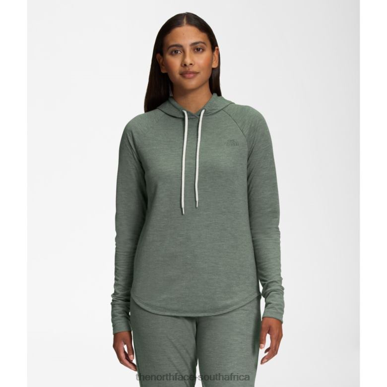 Women Westbrae Knit Hoodie TX0866137 Thyme Heather The North Face